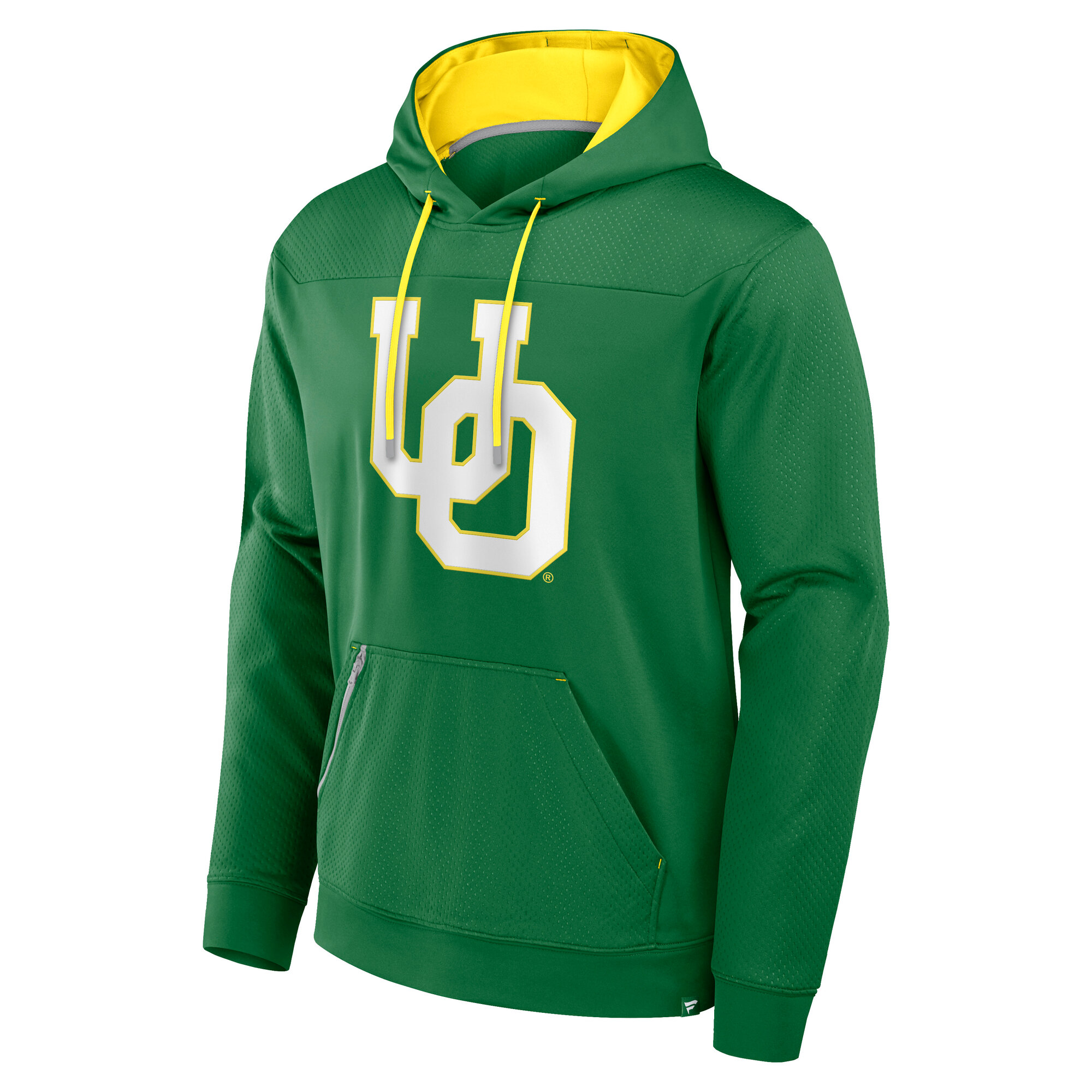 Oregon Ducks Green Apple High Definition Dot Faded Hooded Sweatshirt