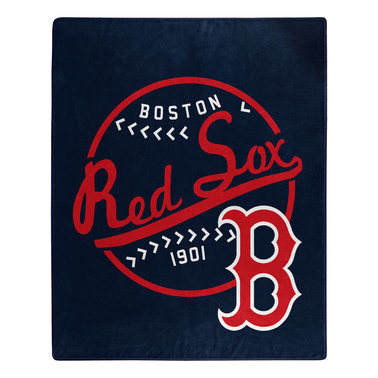 Boston Red Sox Moonshot Design Raschel Blanket