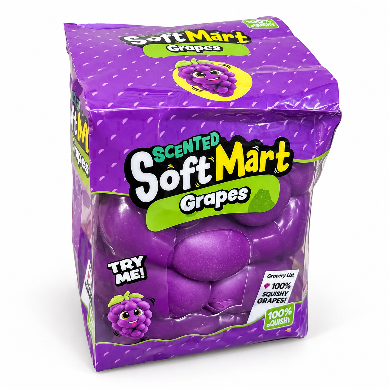 Jumbo SoftMart Scented Grapes Squishy Toy