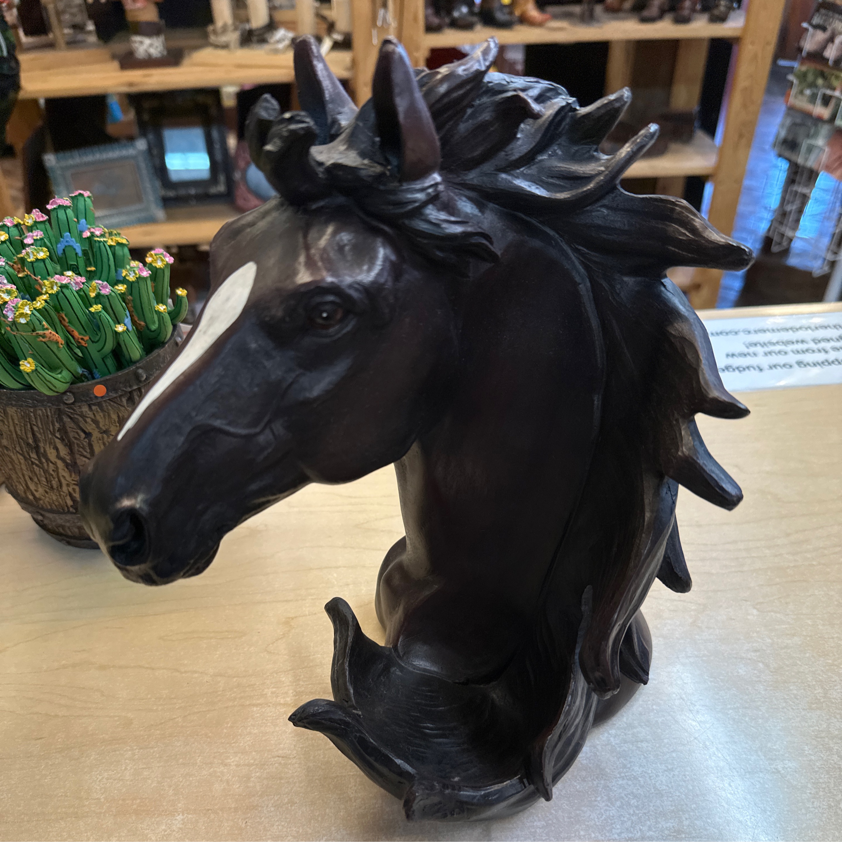 Horse Head Wine Holder