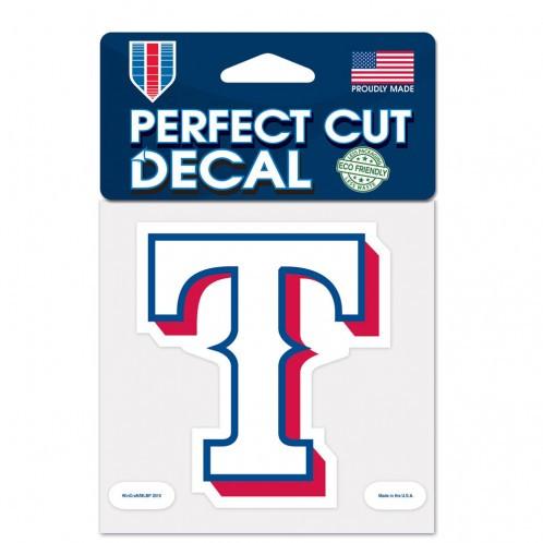 Texas Rangers Perfect Cut Decal 4x4"