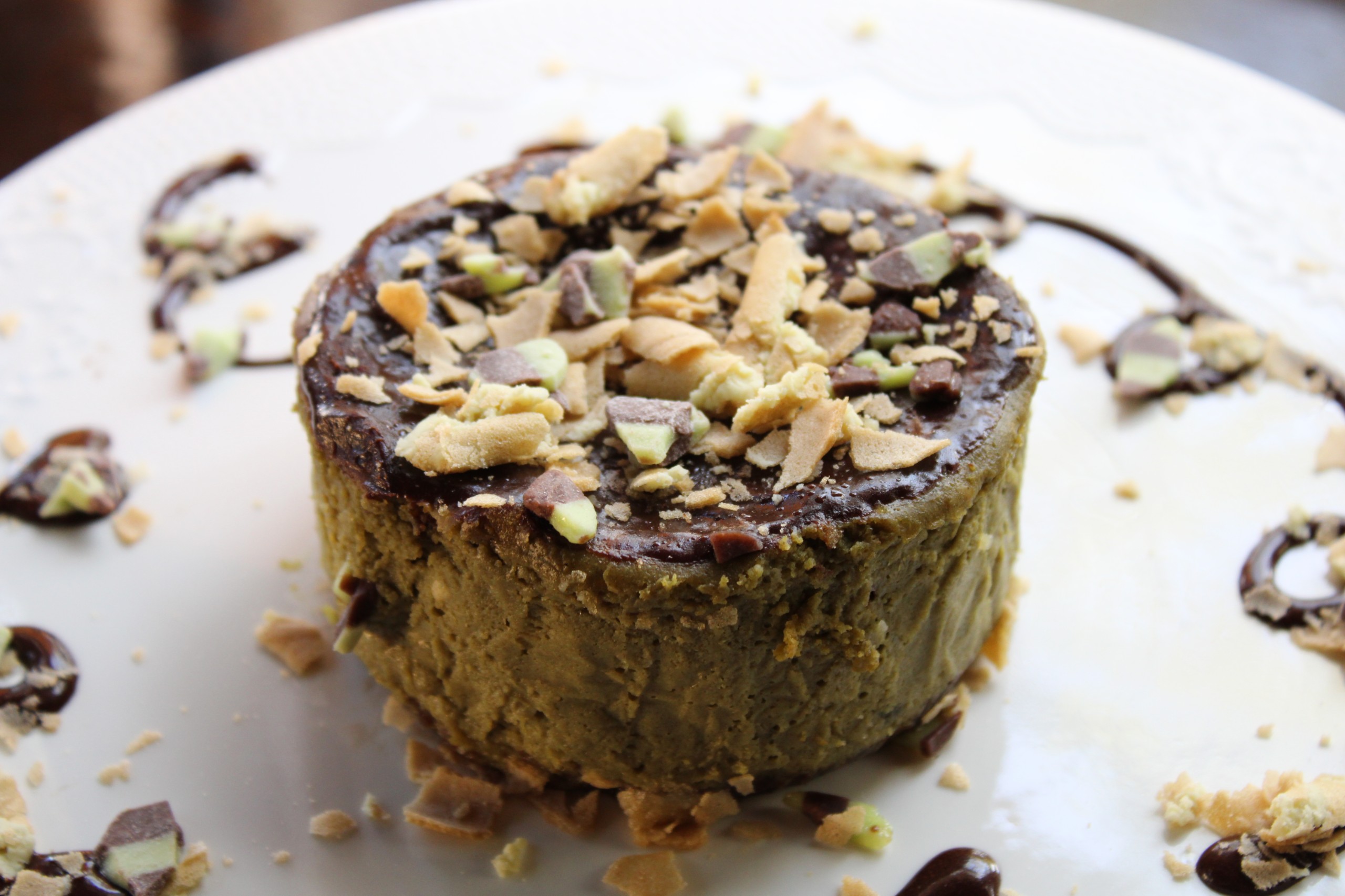 Matcha Green Tea Java Mint Cheesecake