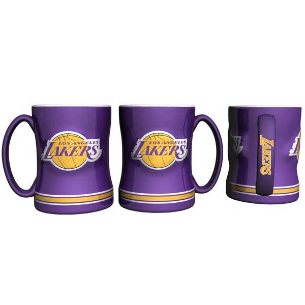 Los Angeles Lakers Sculpted Coffee Mug 14oz