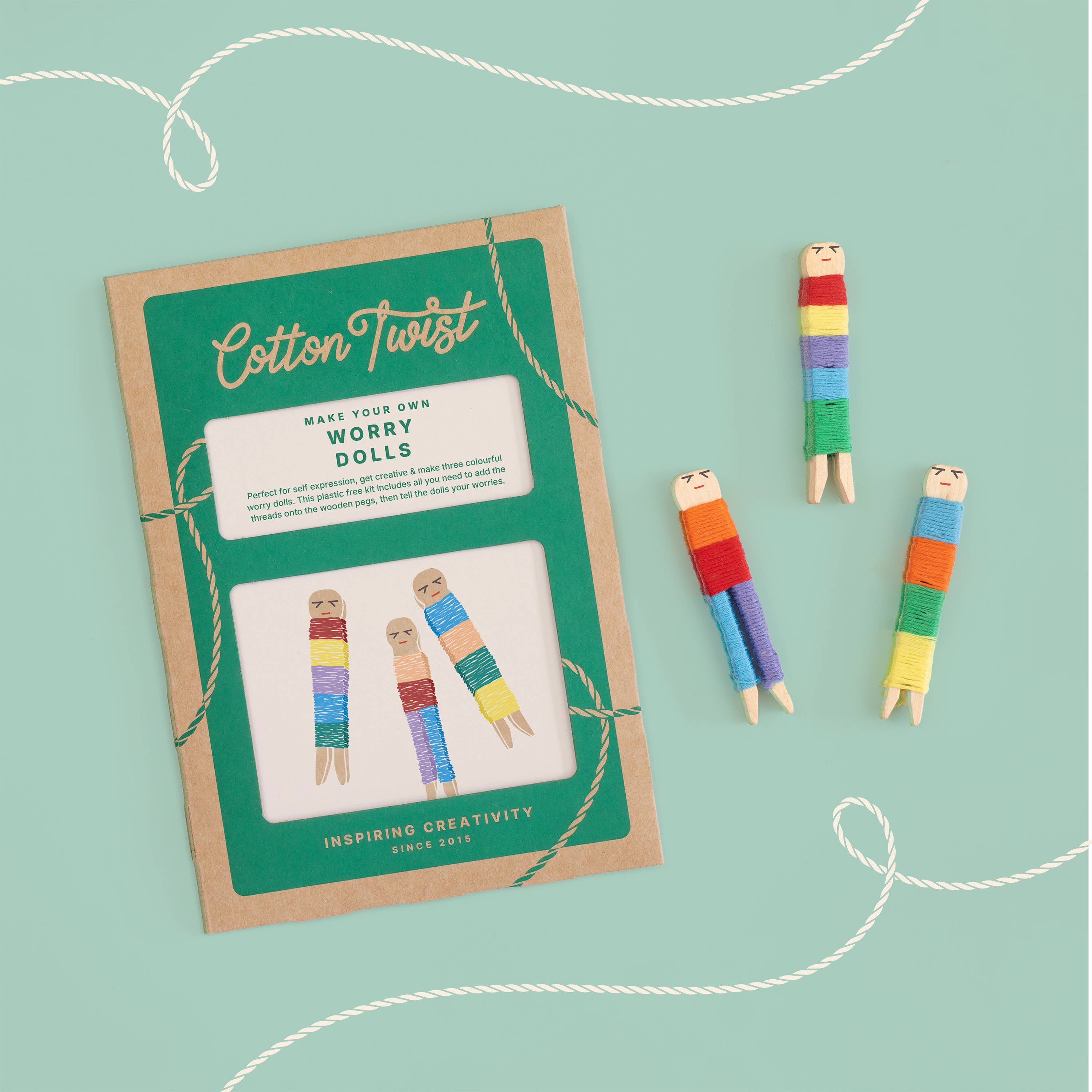 Make Your Own Worry Dolls Kit