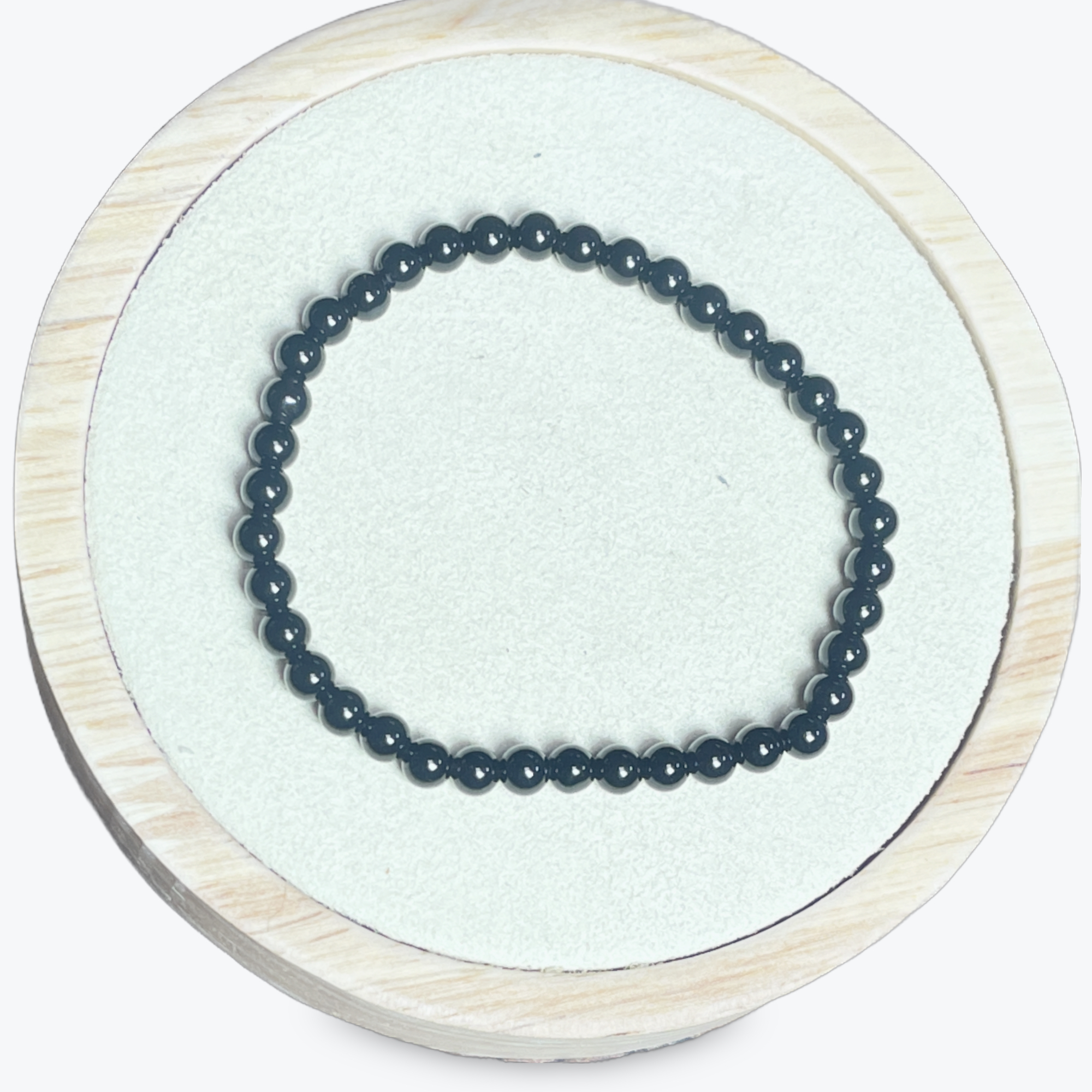Bracelet obsidienne taille enfant — stock Valence