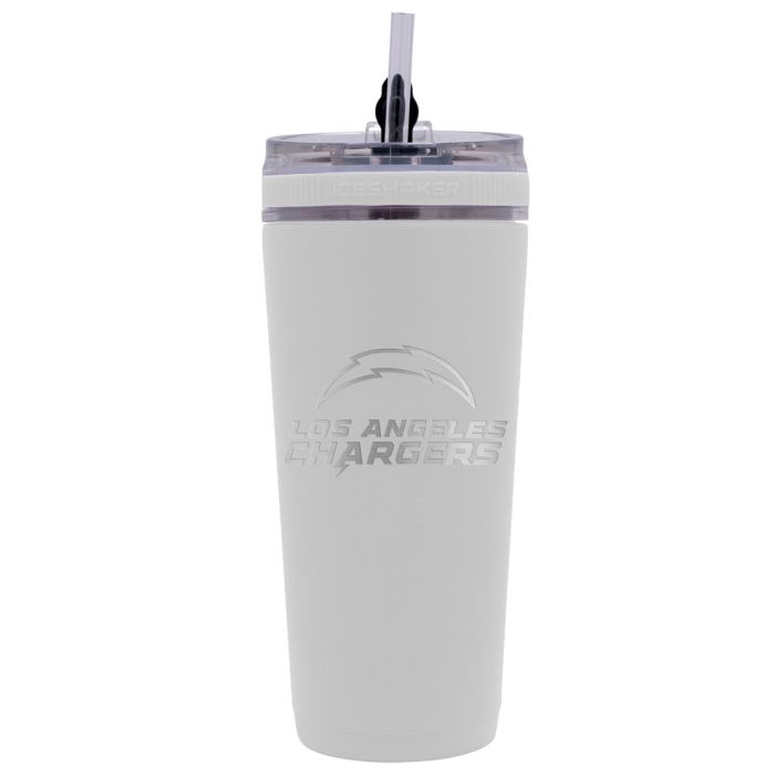 Los Angeles Chargers Stainless Flex Steel Ice Shaker 26oz