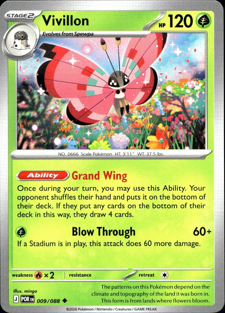 Vivillon - ME03 9/88