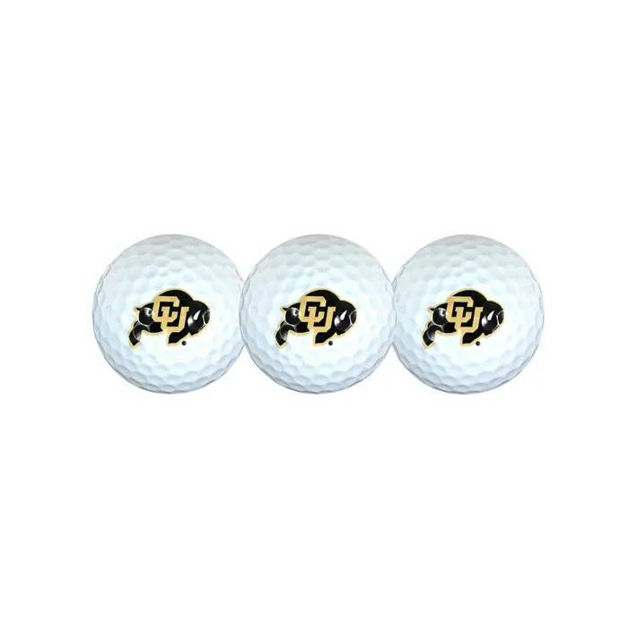 Colorado Buffaloes Golf Balls 3 Pack