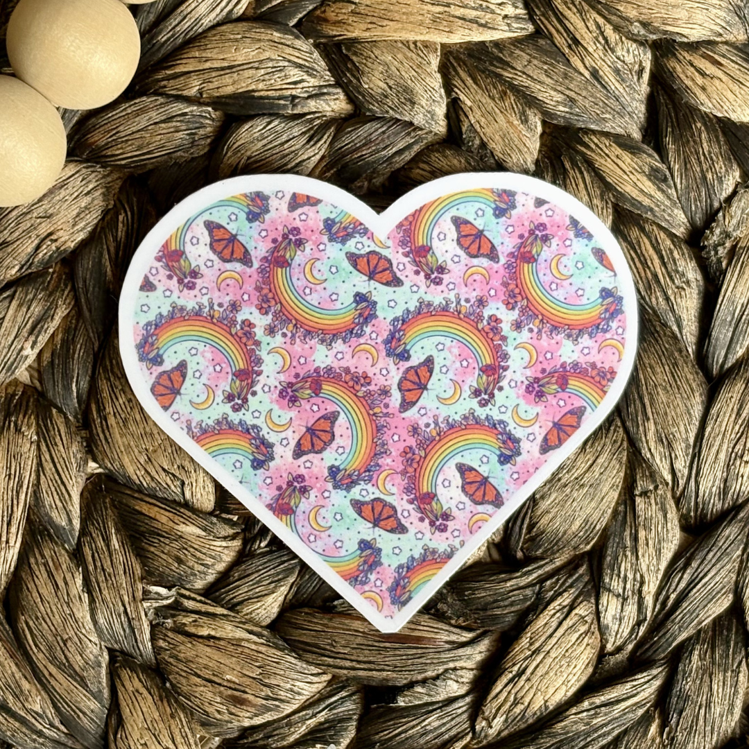 Butterfly Rainbow Sticker preview image