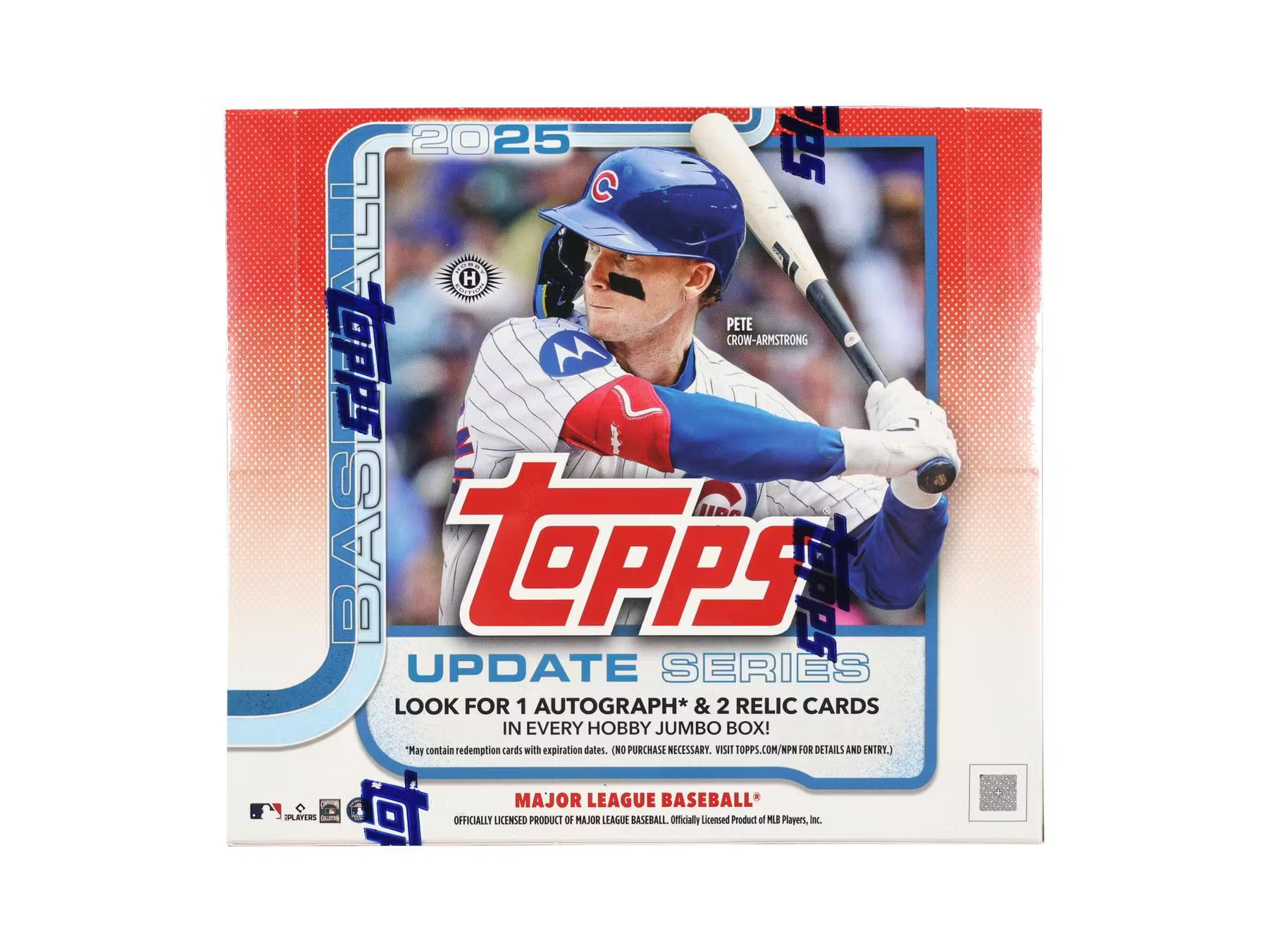 2025 Topps Baseball Update Series Hobby Jumbo Box