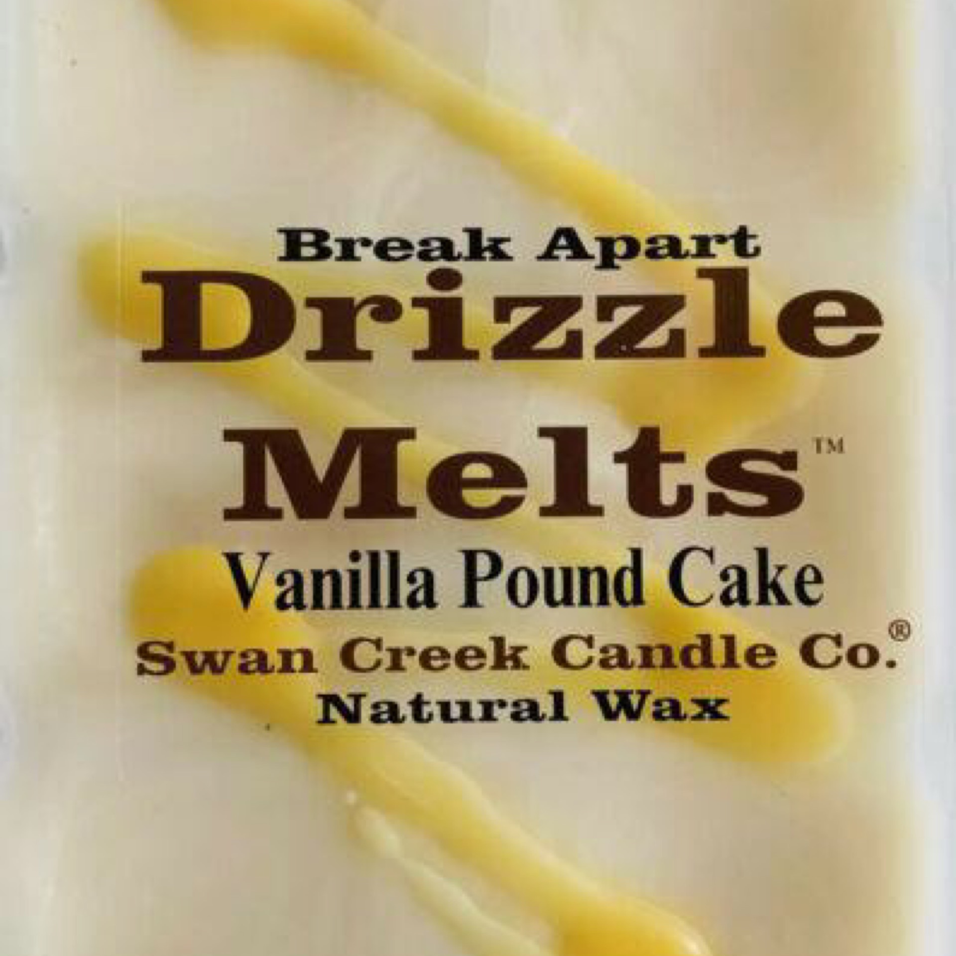 1 x Swan Creek Drizzle Melts- Vanilla Pound Cake