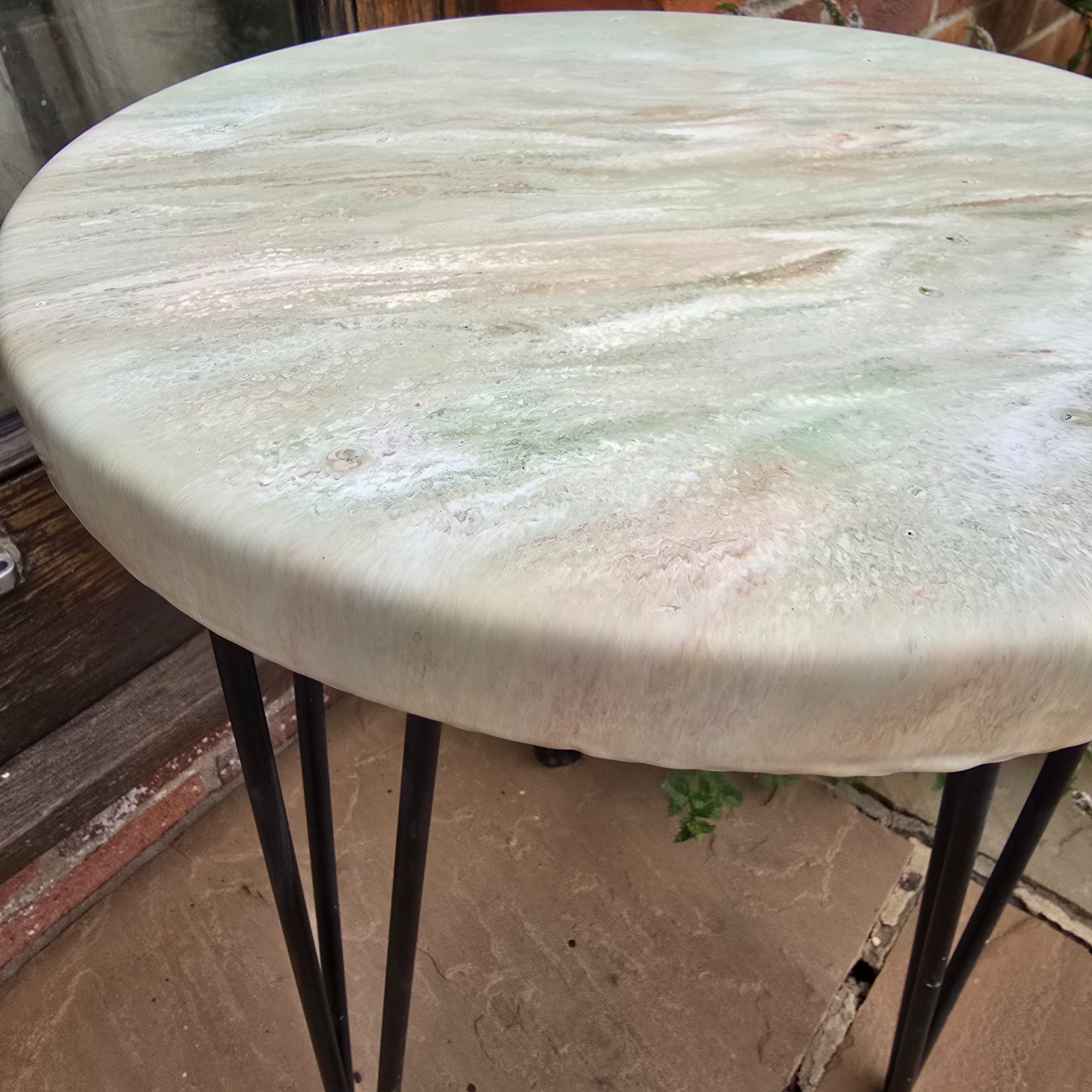 Round Resin Coffee Table product image