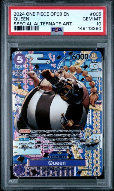 2024 ONE PIECE OP08-TWO LEGENDS #005 QUEEN SPECIAL ALTERNATE ART