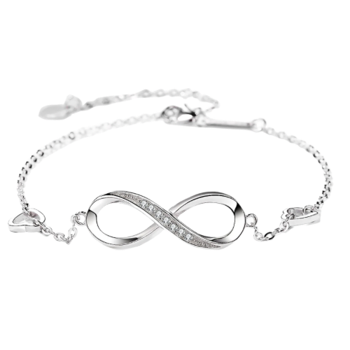 Moissanite Bracelet — D VVS1 Sterling Silver