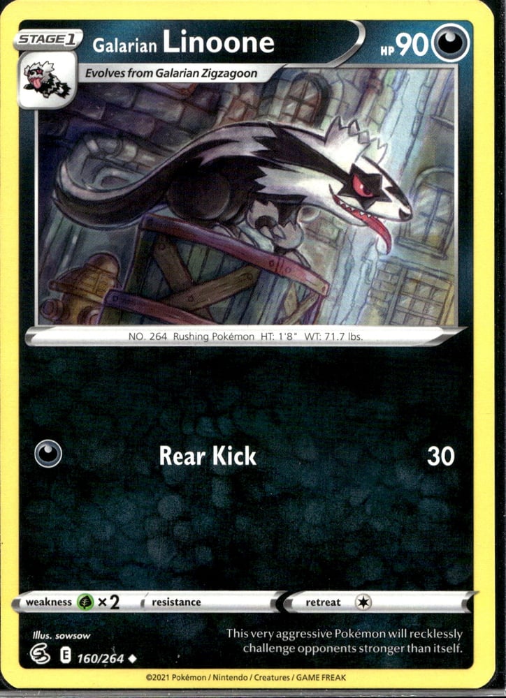 Galarian Linoone - SWSH8 160/264