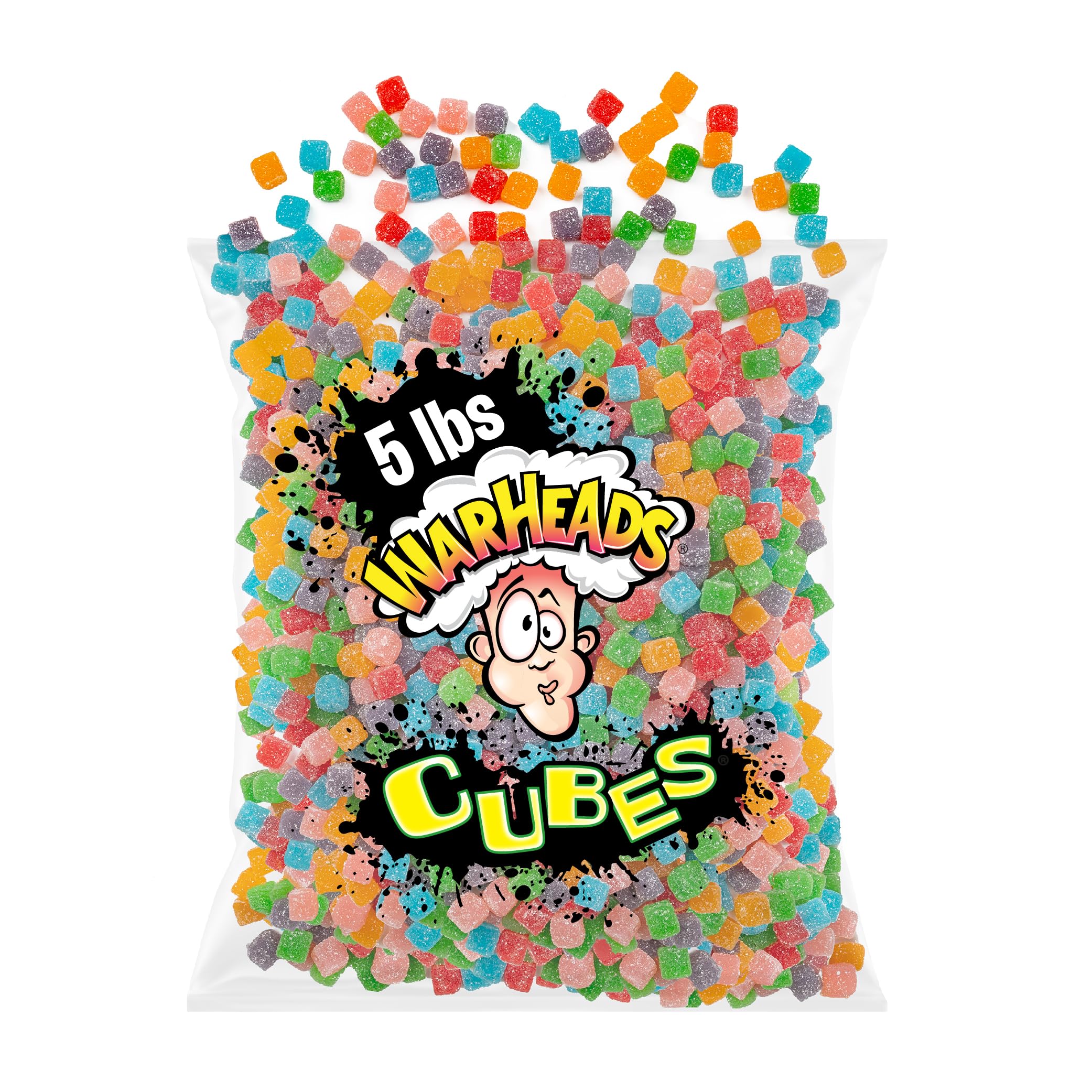 Warheads Cubes 5 Pound Bag Bulk
