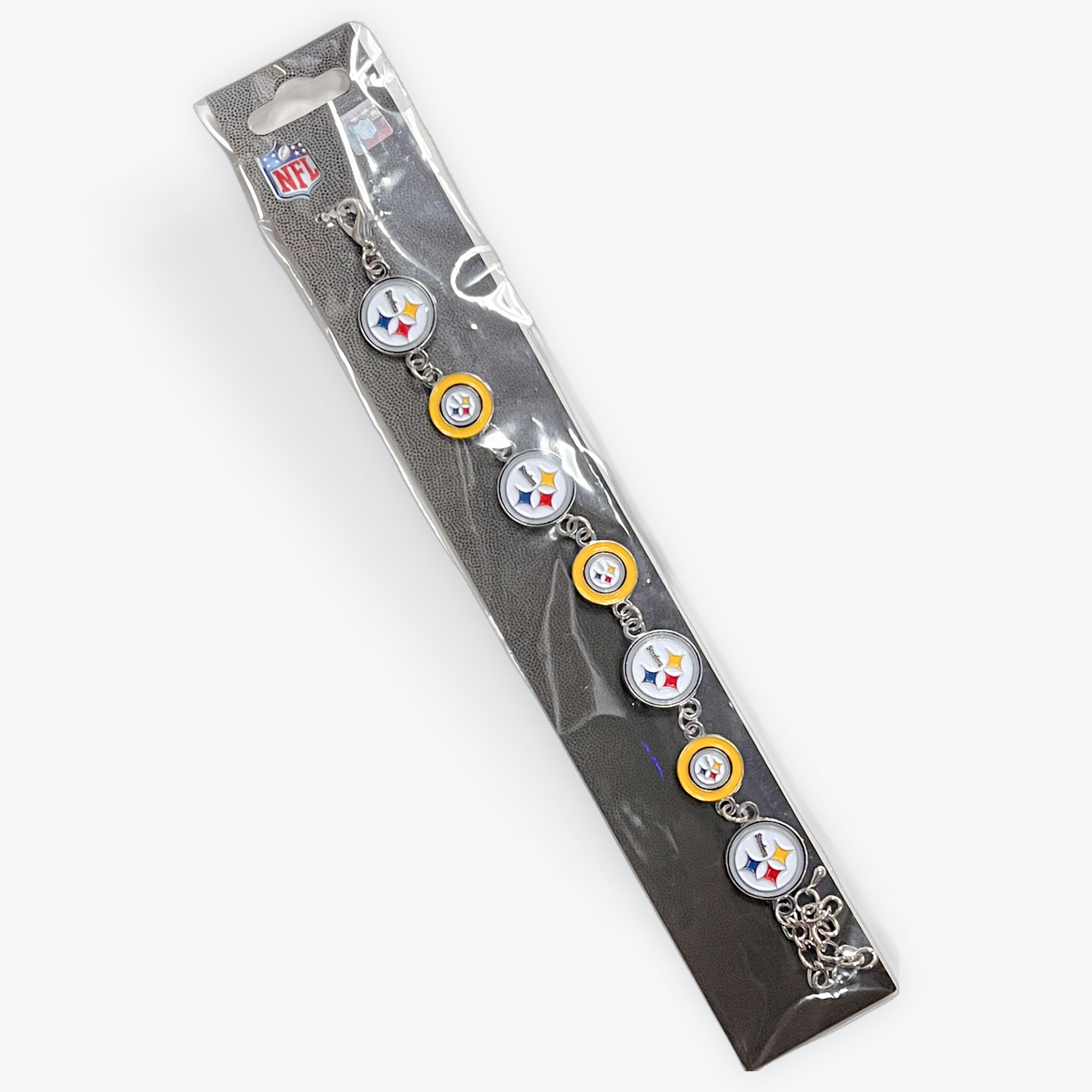 Pittsburgh Steelers Multi Charm Bracelet