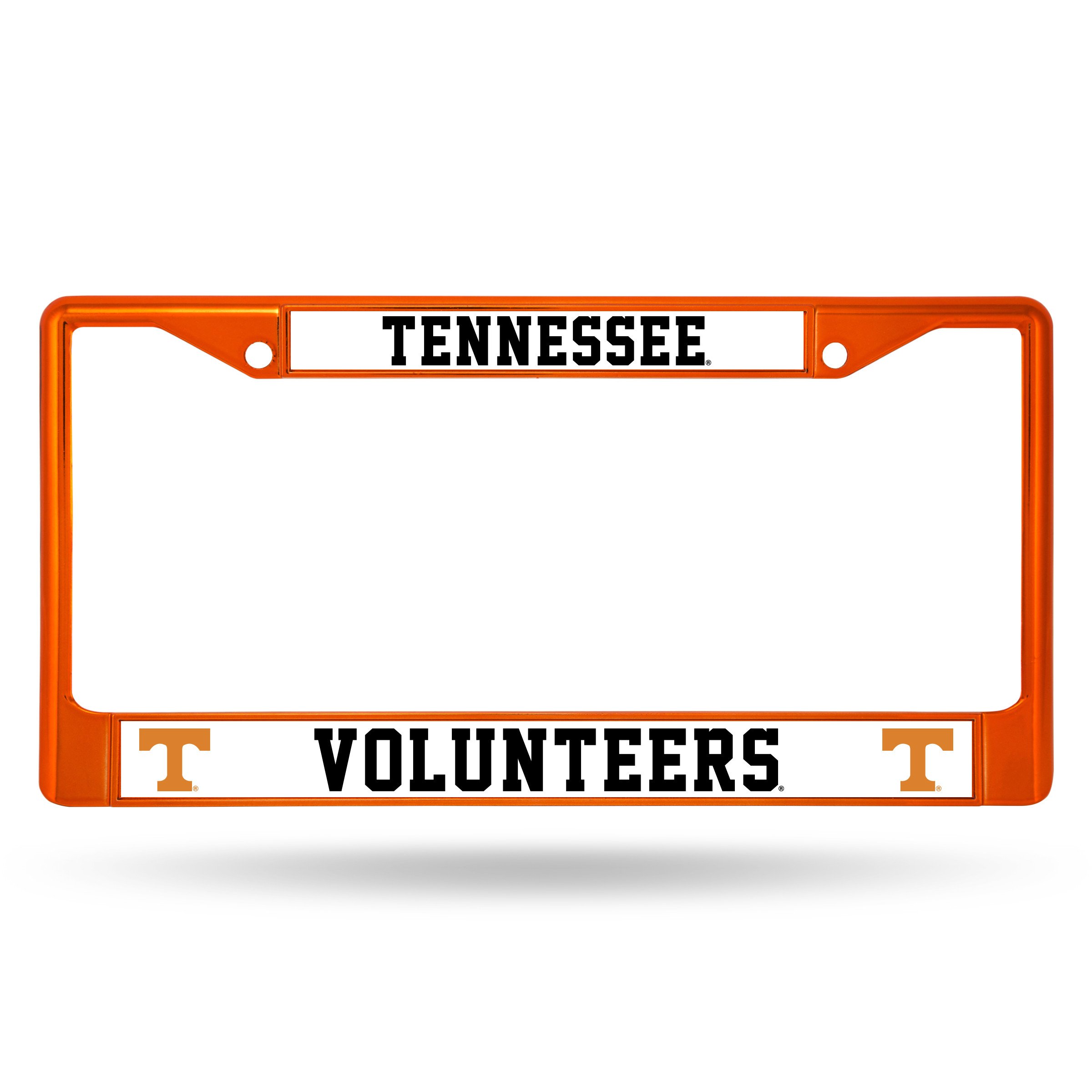 Tennessee Volunteers Orange Metal License Plate Frame