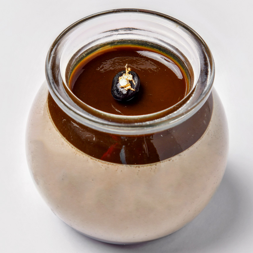Hojicha Japanese Pudding