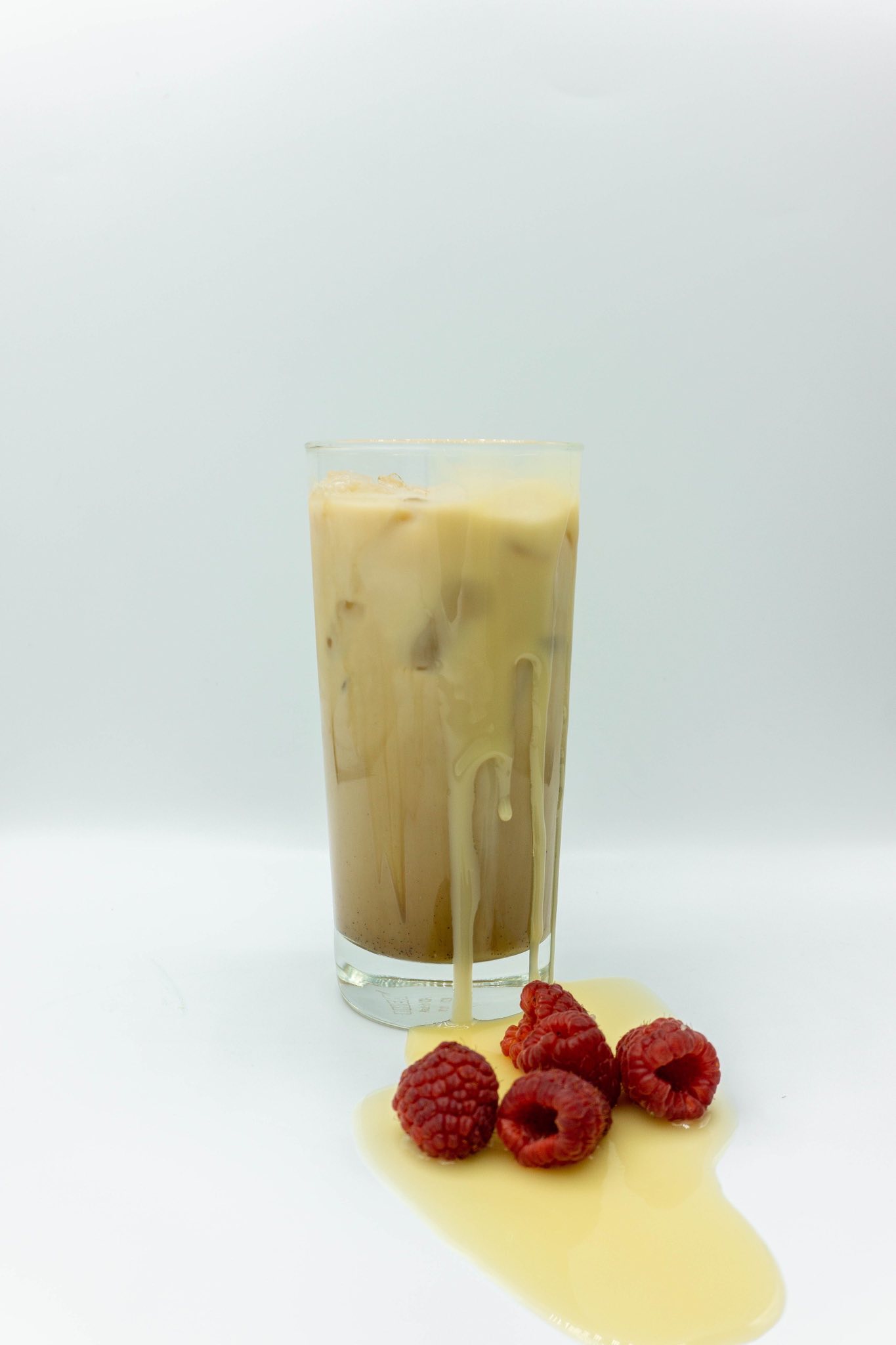 Iced White Raspberry Mocha