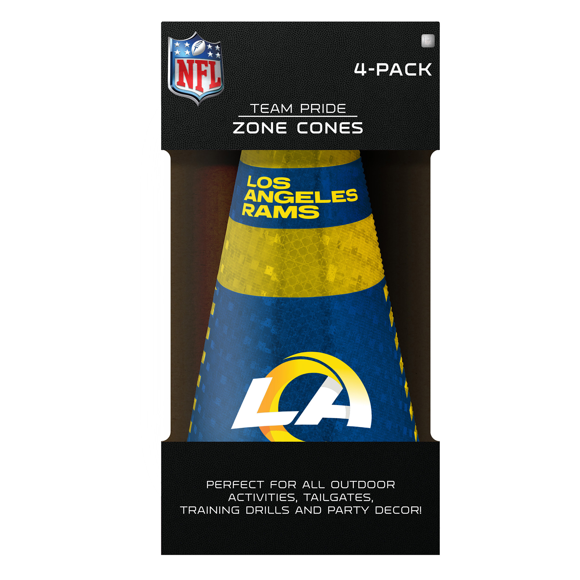 Los Angeles Rams Party Zone Cones 4 Pack