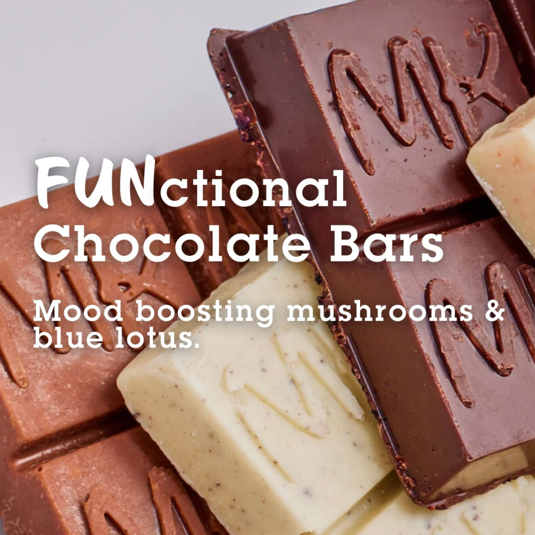 MK Mushrooms Chocolates - Matcha Yuza Crunch