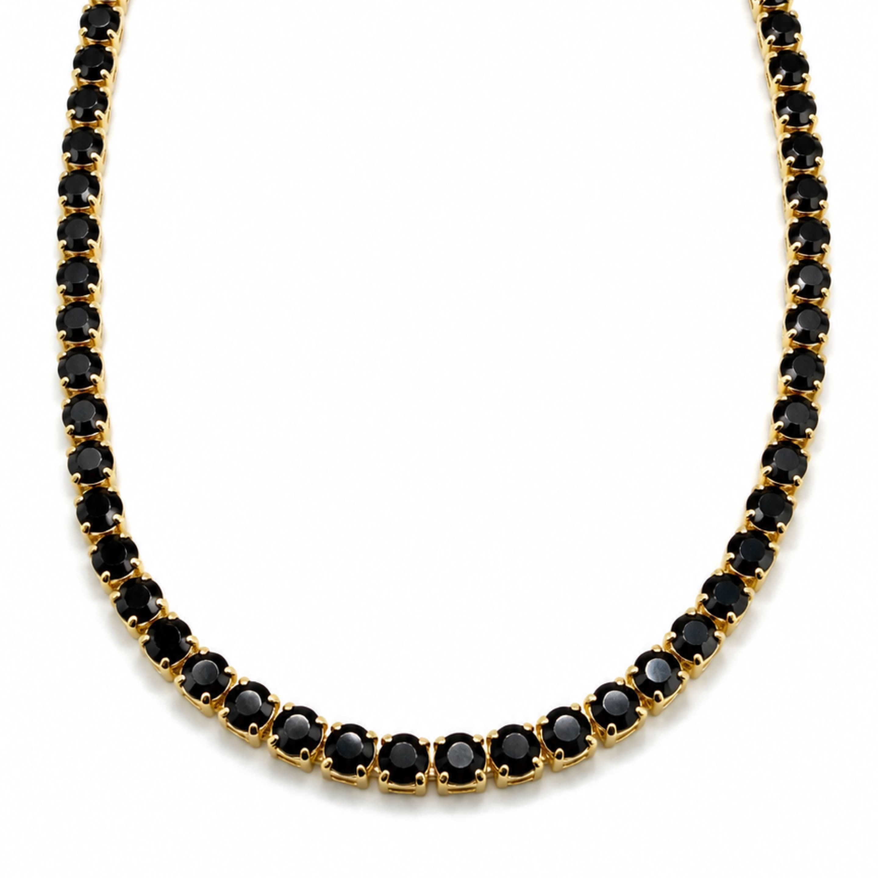 18” Tennis  Gold Onyx