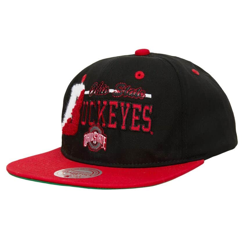 Ohio State Buckeyes Varsity Letter Mitchell and Ness Snapback Hat