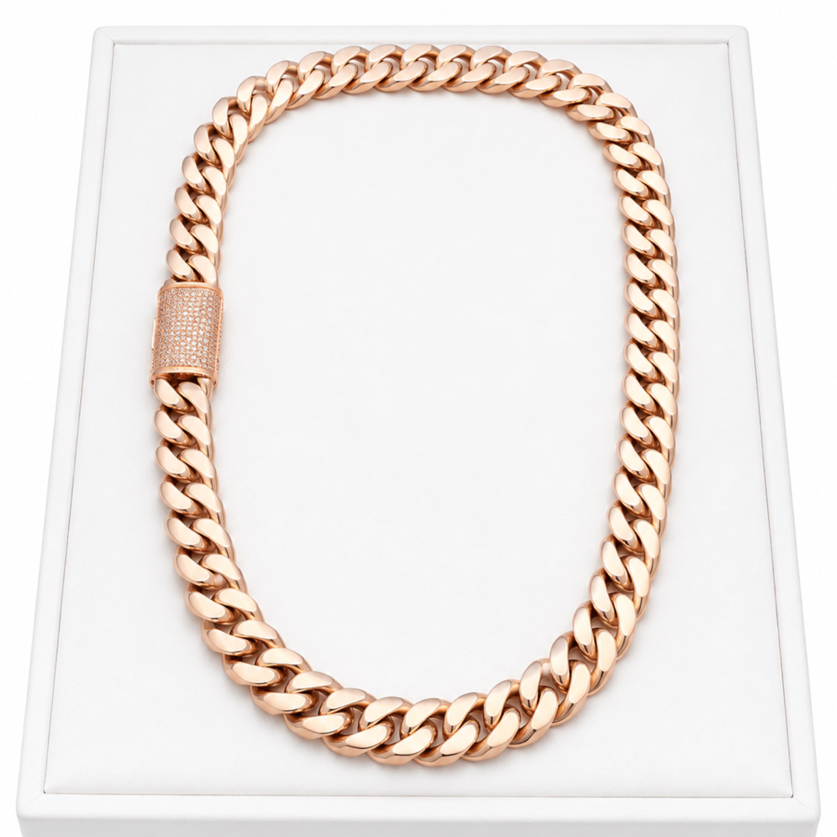 24” Rose Gold Cuban Chain / 20mm