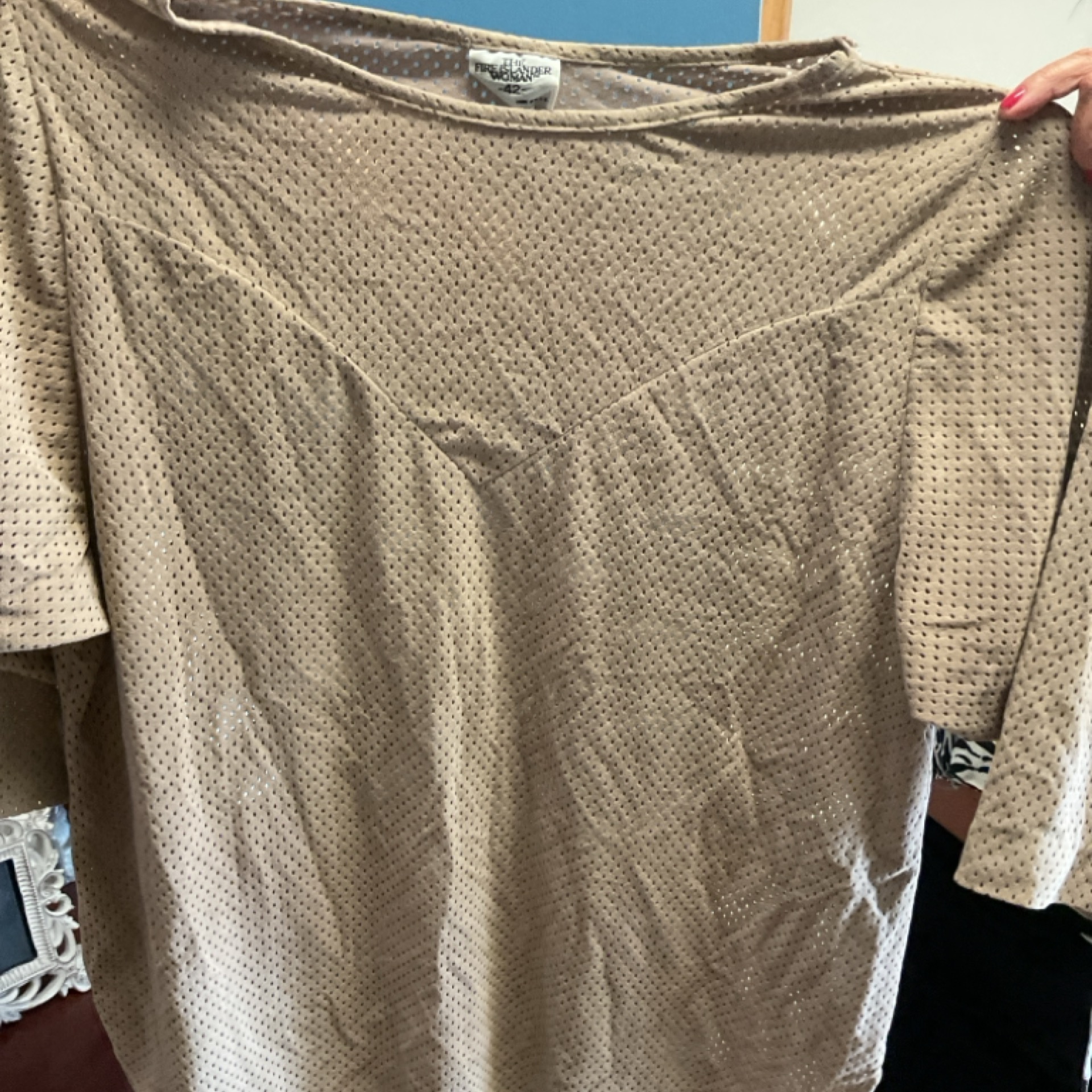 Suede Basket Top