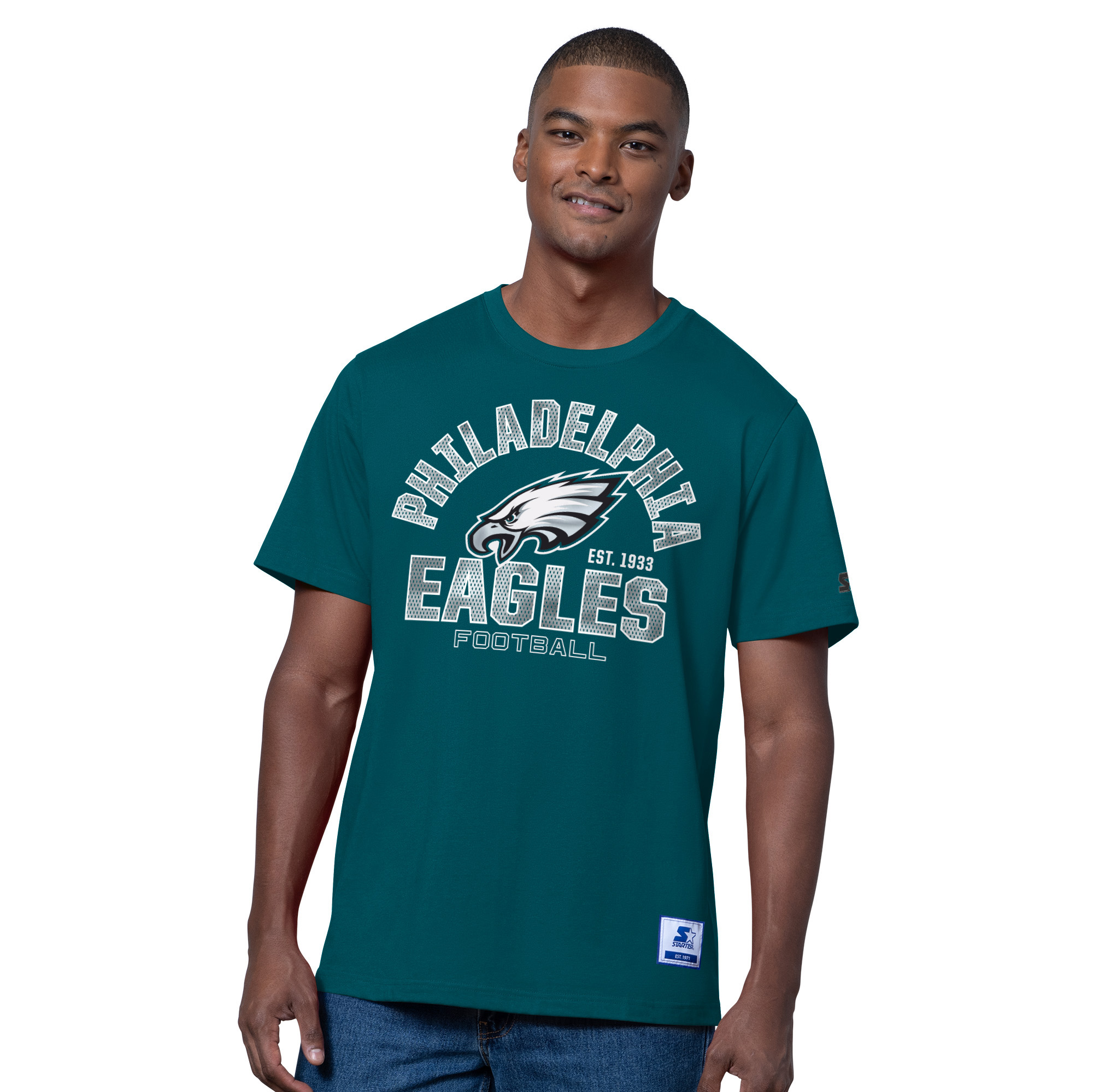 Philadelphia Eagles Green Starter Sideline Arch Shirt