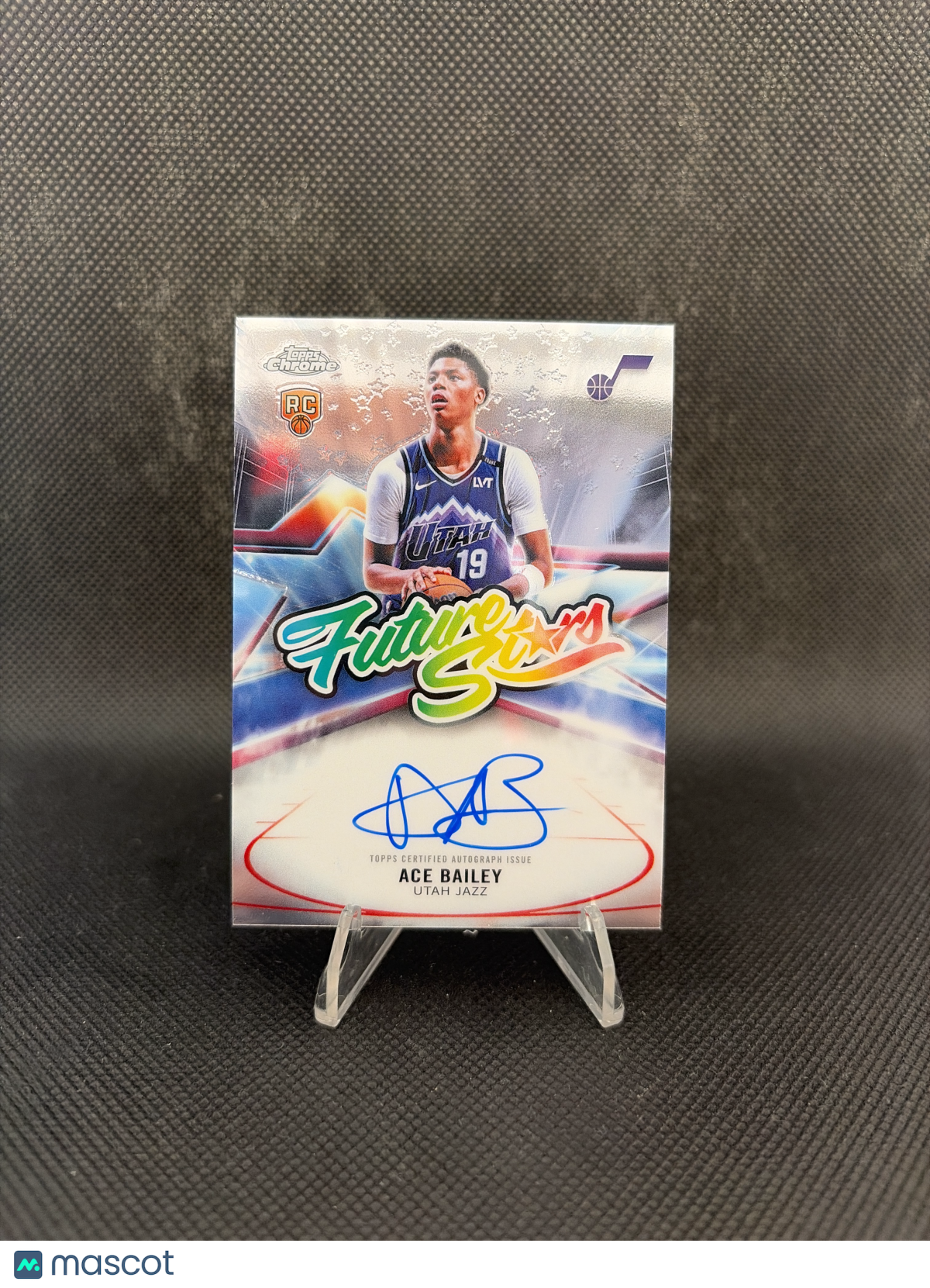 2025 Topps Chrome Update Ace Bailey Future Stars Auto #FS-AB