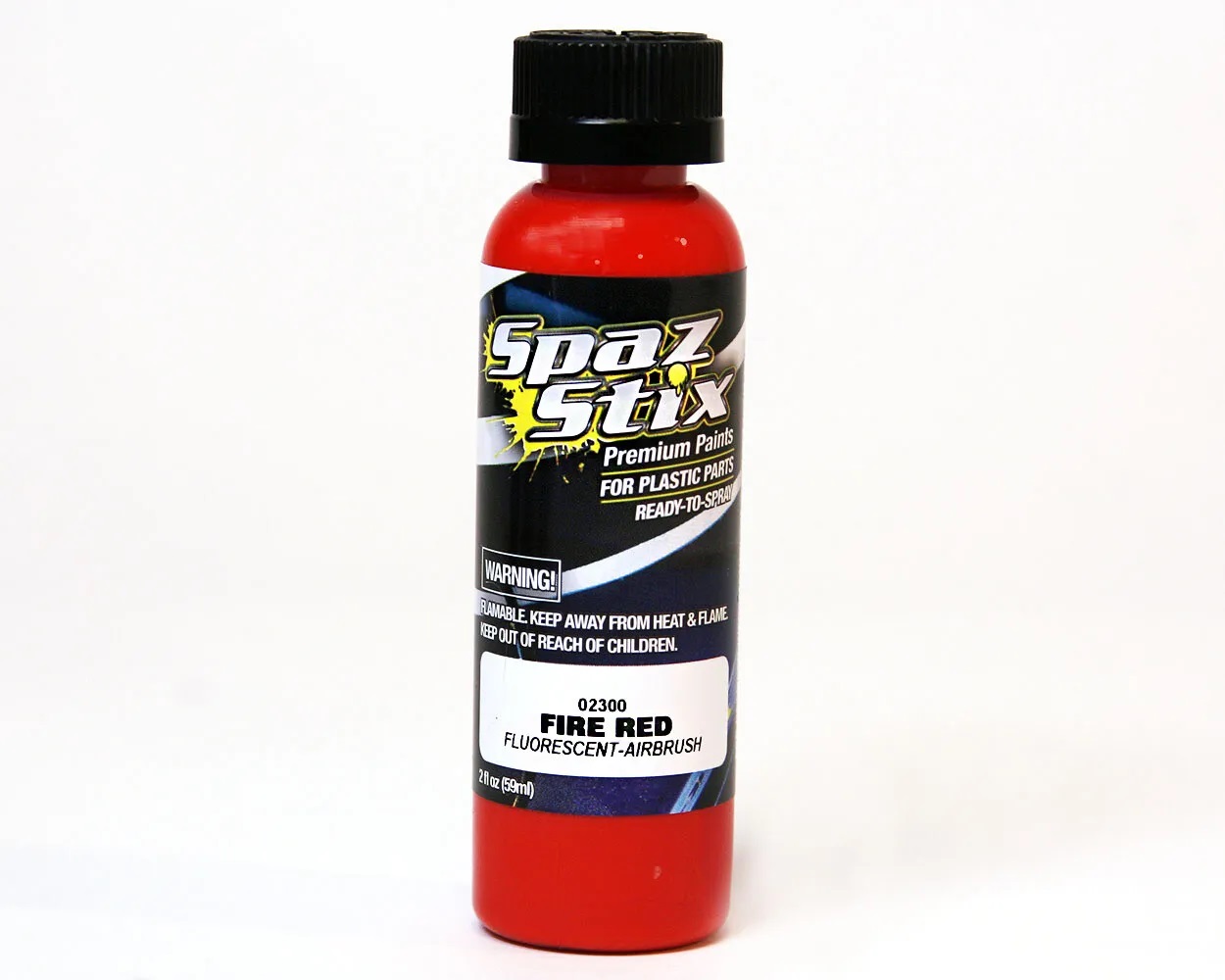 Fire Red Fluorescent Airbrush Paint 2oz 02300