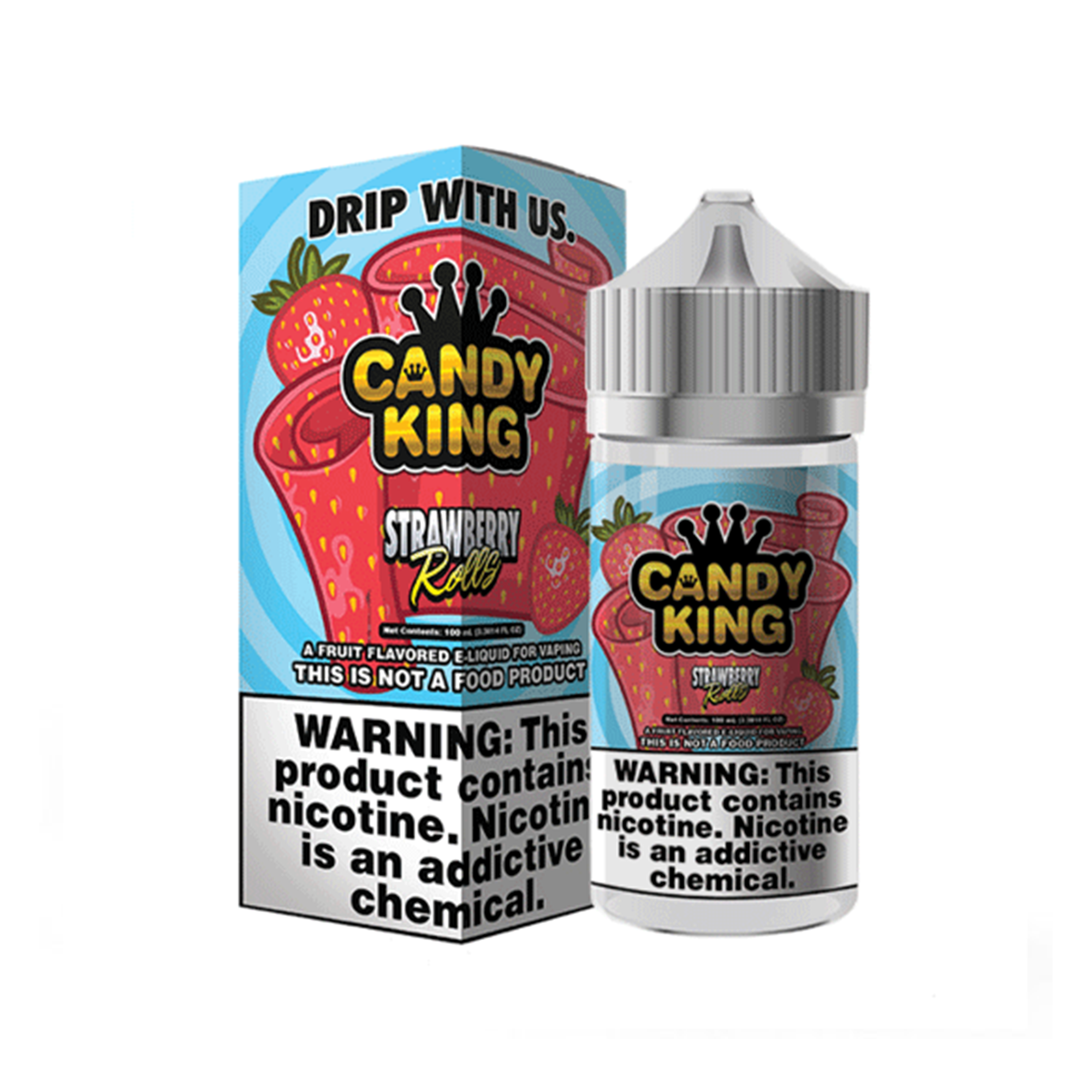 Candy King Strawberry Rolls 6mg 100ml
