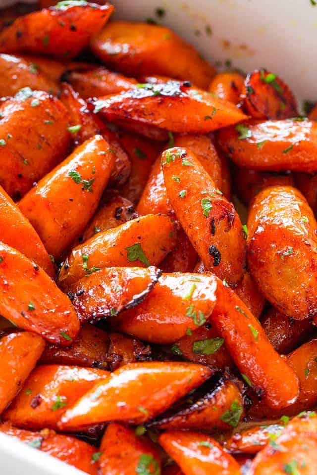 Honey-Garlic Roasted Carrots [1/2 pan]
