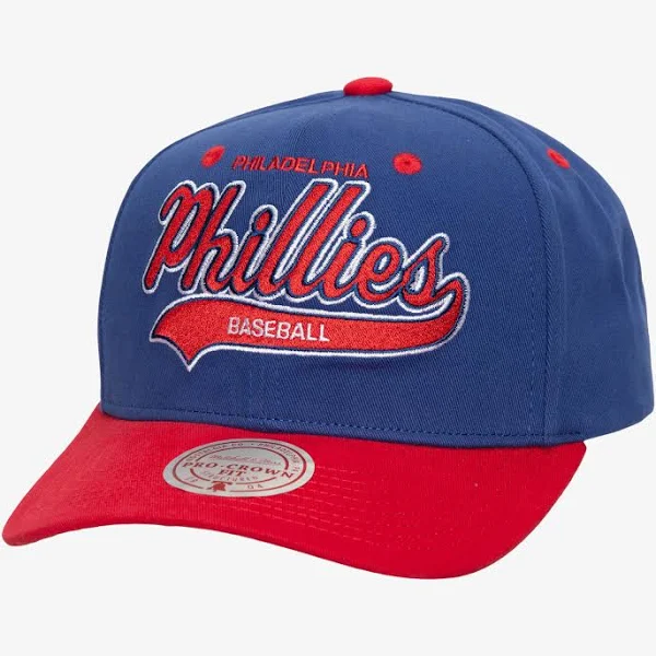 Philadelphia Phillies Retro Tail Sweep Mitchell and Ness Snapback Hat