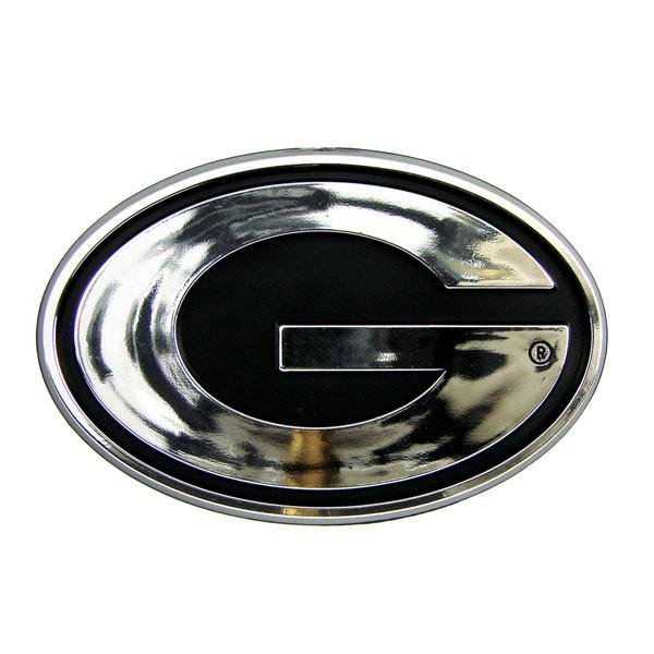 Georgia Bulldogs Silver Auto Emblem