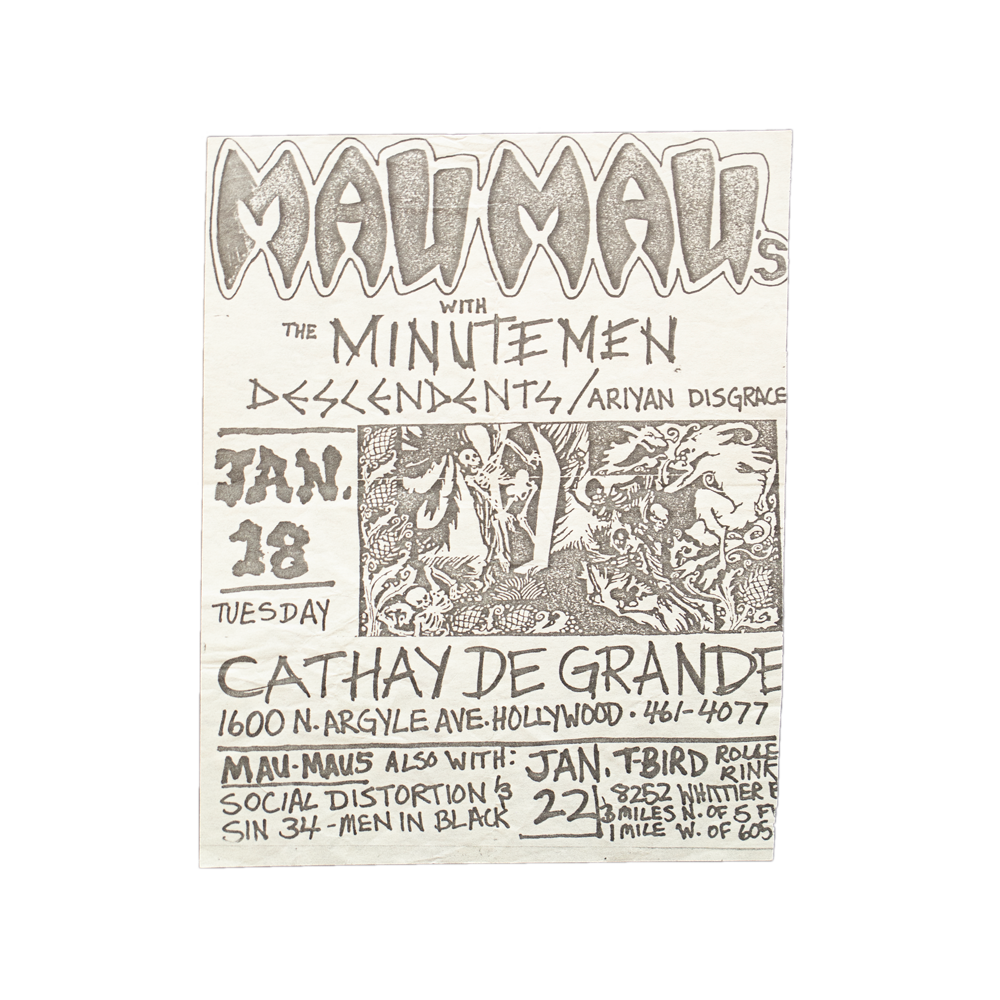 Mau-Maus -- Cathay de Grande [Handbill]