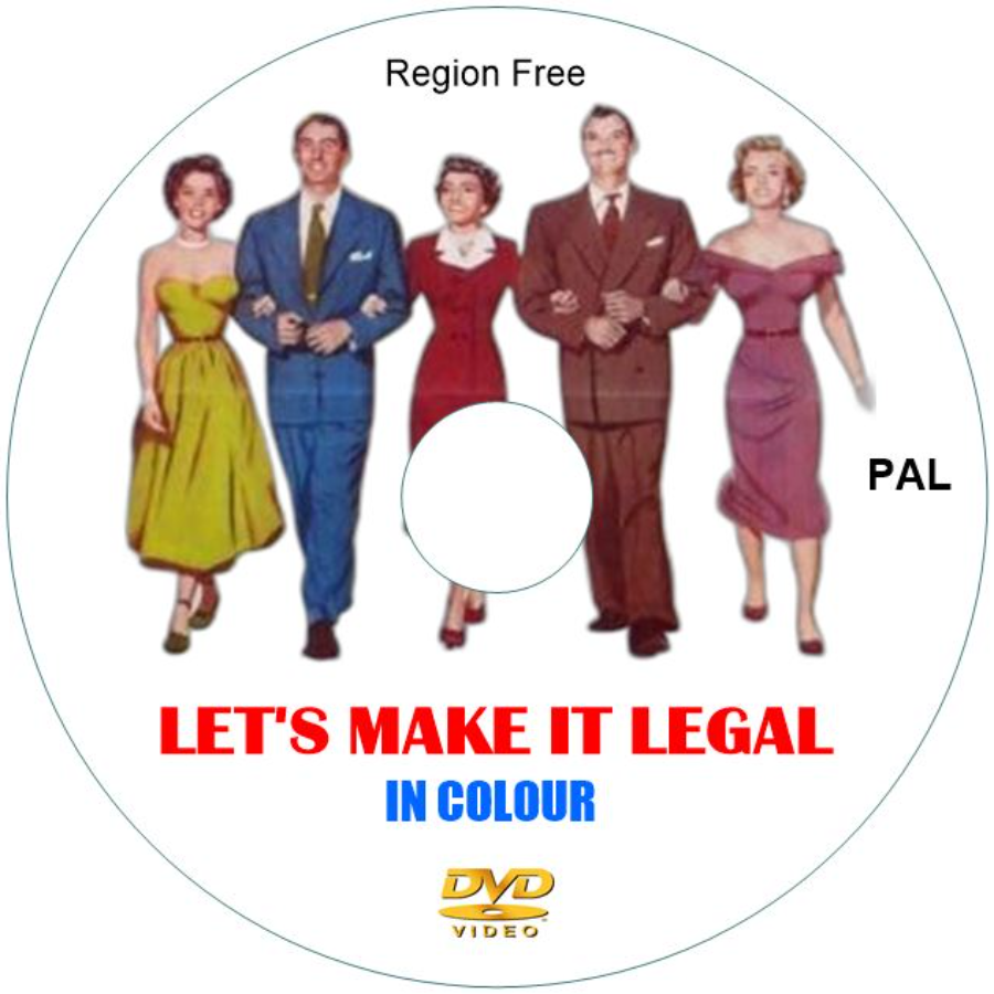 Let's Make it Legal (1951) in Color. DVD