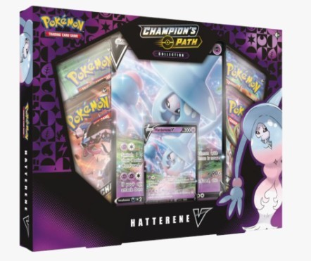 Pokémon TCG Champions Path Hatterene V Collection Box Pokemon Sealed