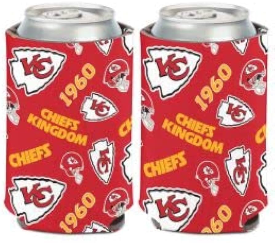 Kansas City Chiefs Scatterprint Can Cooler