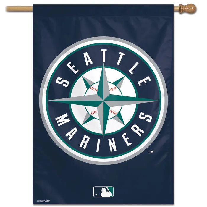 Seattle Mariners Vertical House Flag 28x40"