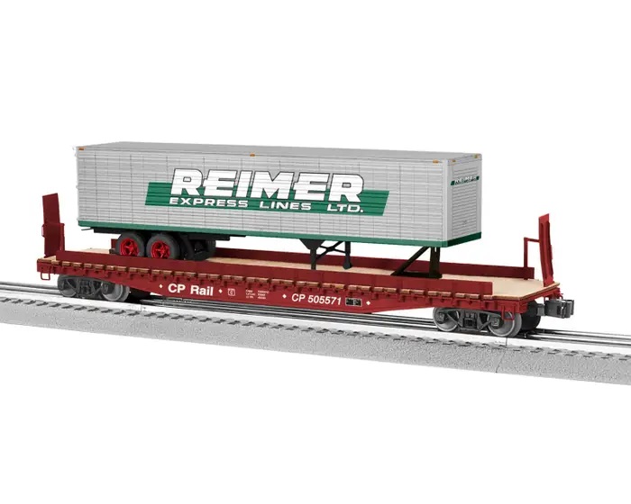 Canadian Pacific 50' Flatcar W/Reimer Trailer 2326380