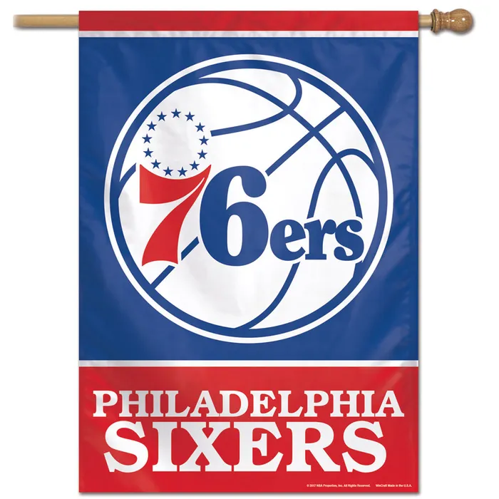 Philadelphia 76ers Vertical House Flag 28x40"
