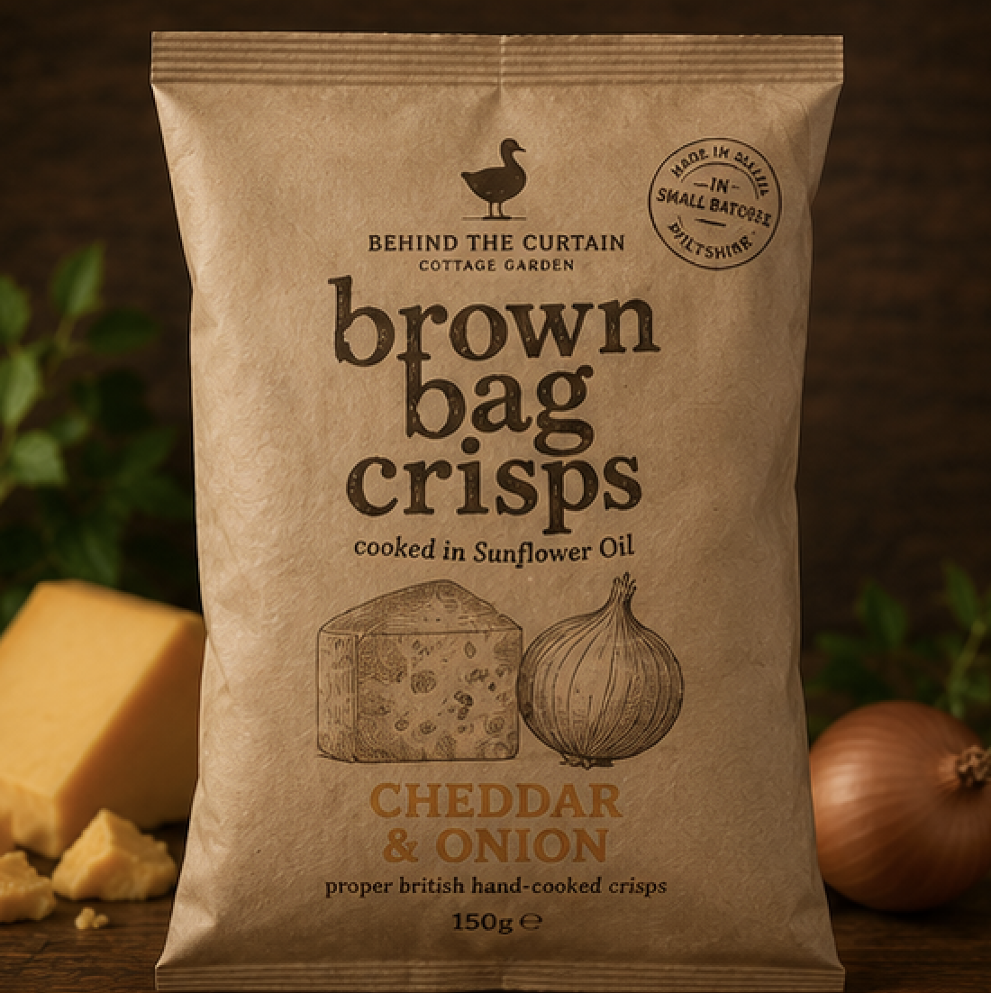 Chedder & Onion Crisps