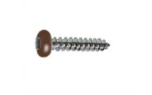 #6x5/8" Pan-Head (Square) Metal Screw Coffee Brown
