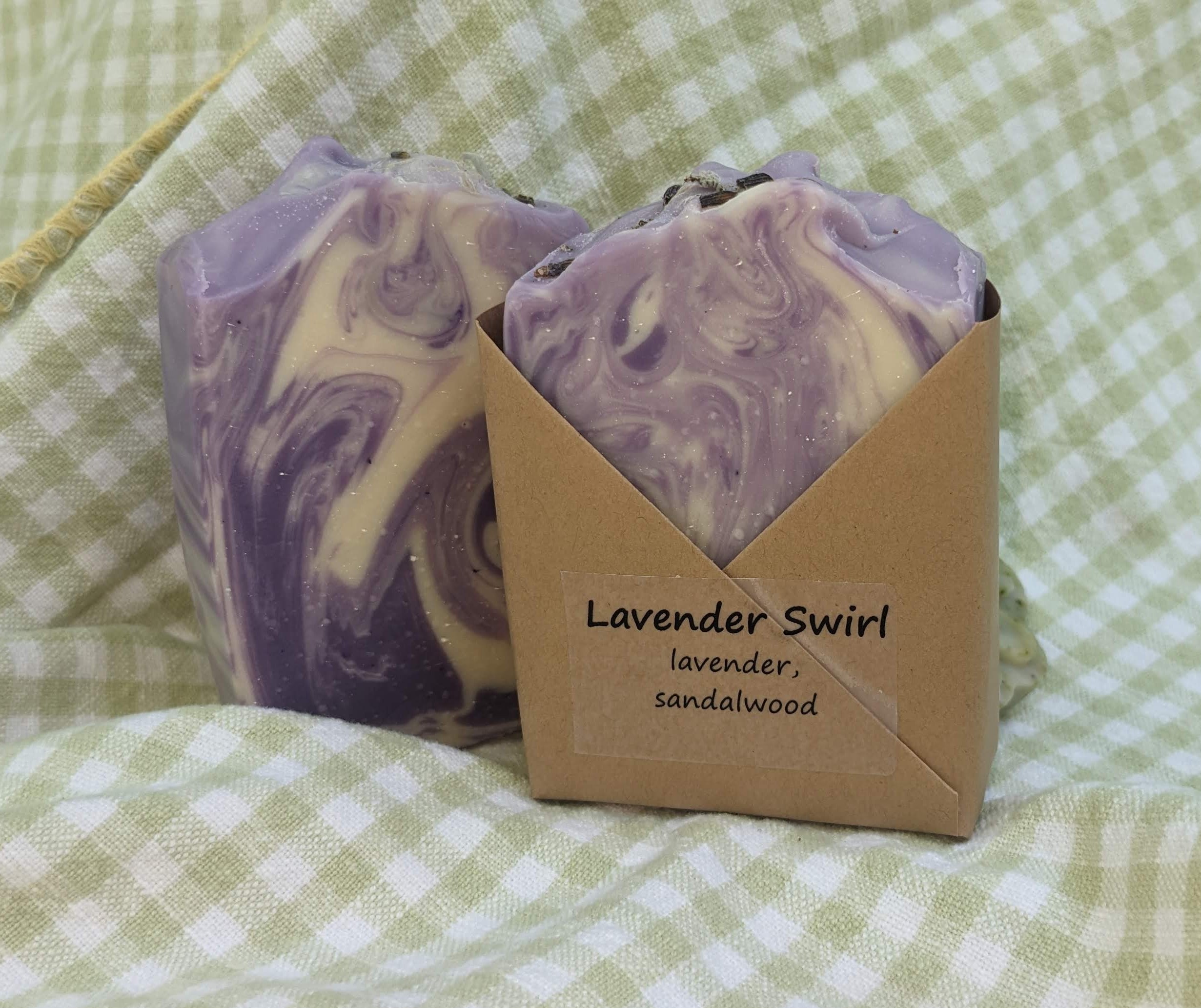Lavender Swirl Goat Milk Soap