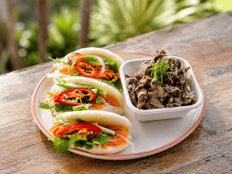 Lemongrass Beef Bao Buns (3pcs)