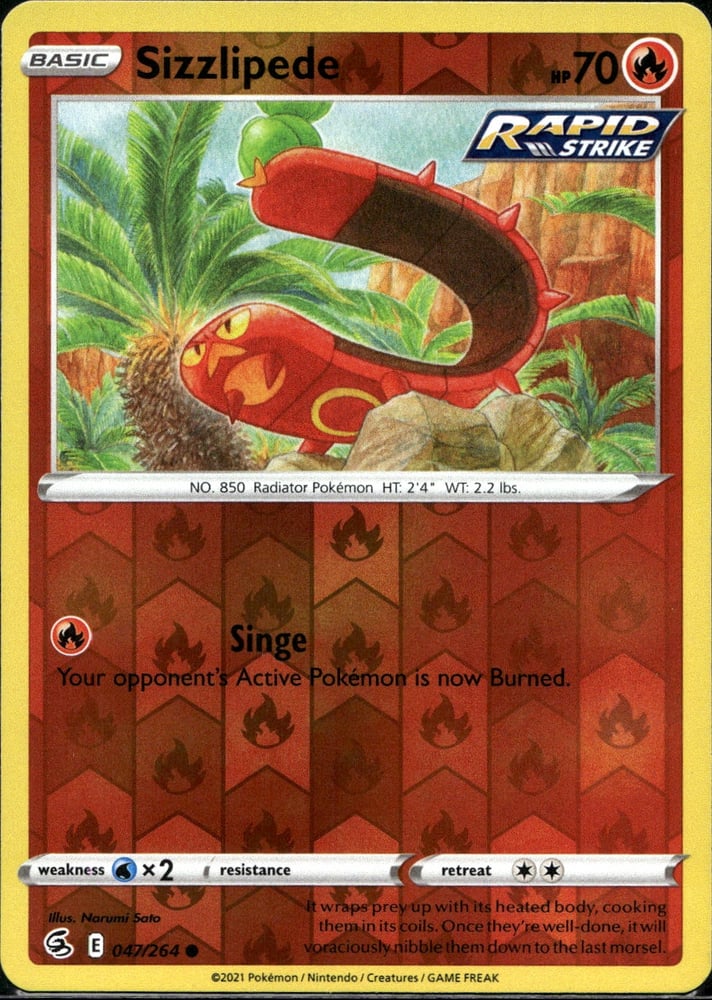 Sizzlipede - SWSH8 47/264