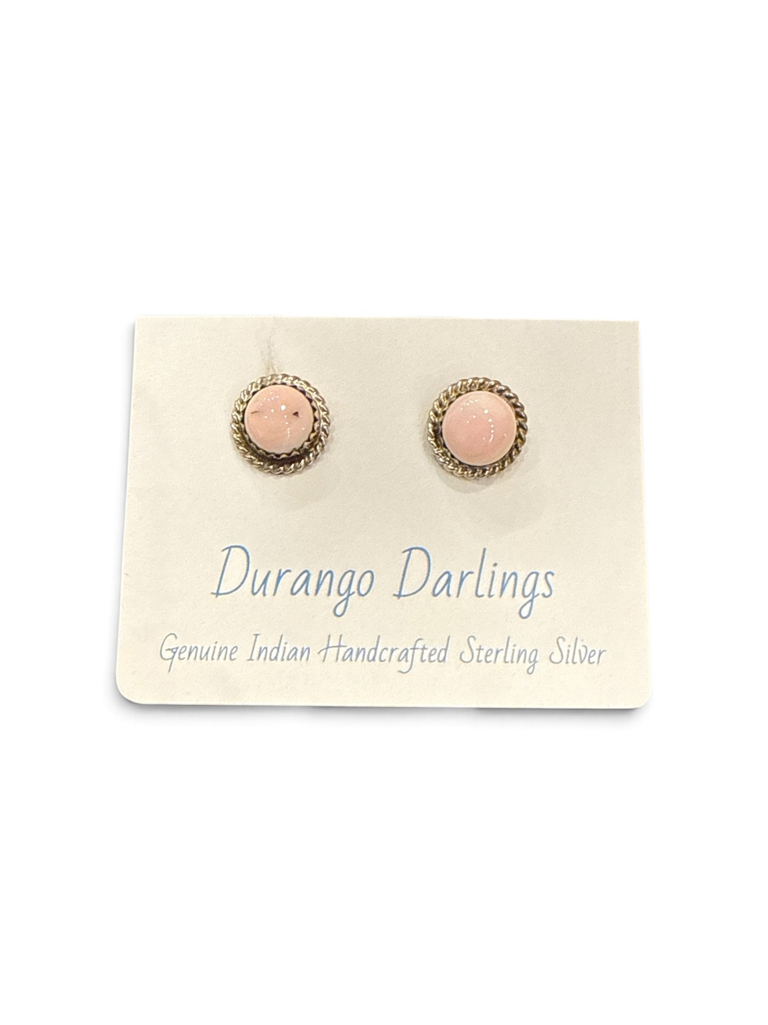 Durango Darlings Small Pink Round Earrings